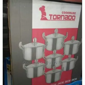 Tornado Aluminum Cooking Pot 7 Set
