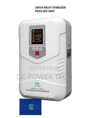 10kva Relay Stabilizer 45v-260