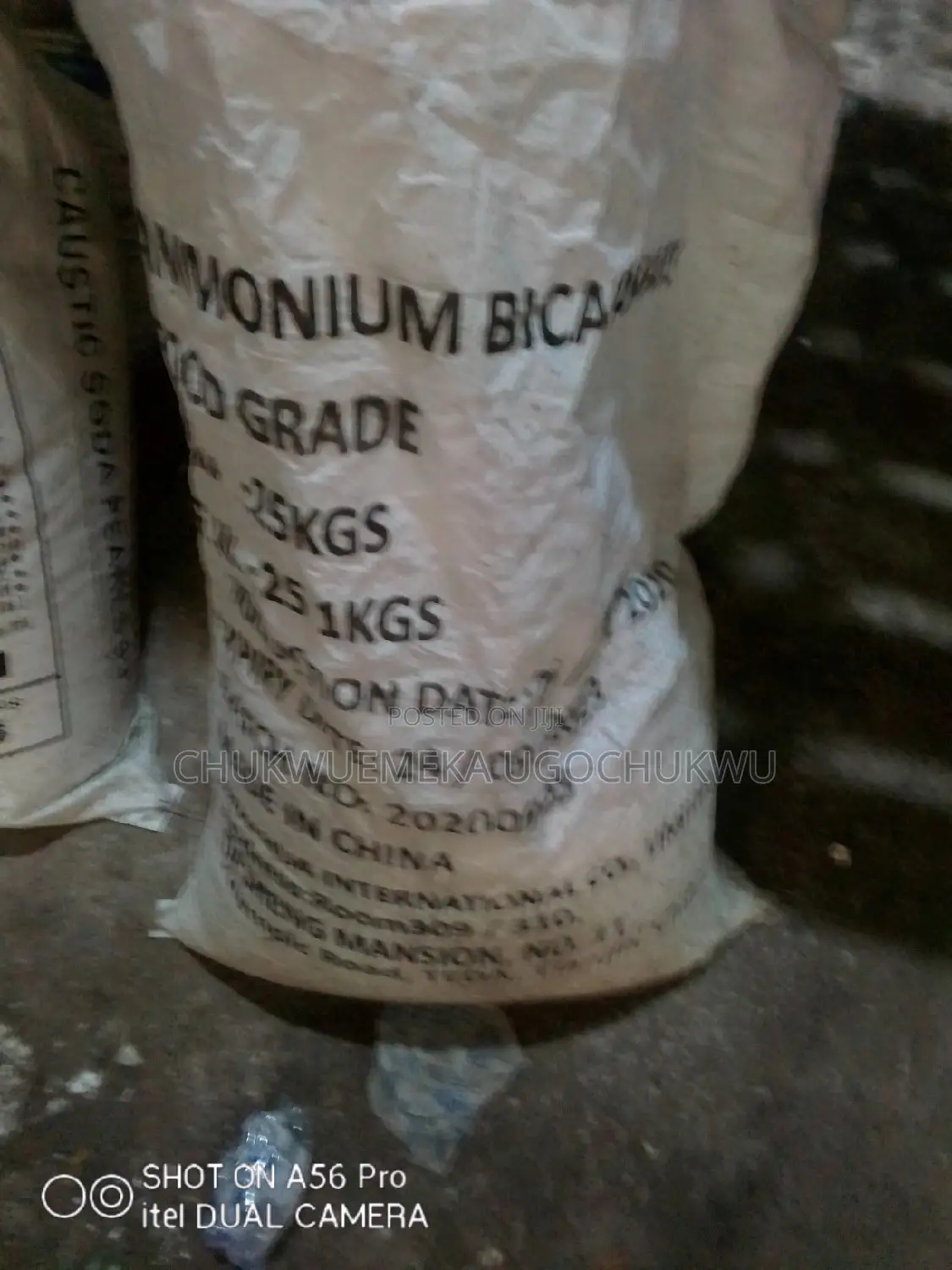 Ammonia Bicarbonate.