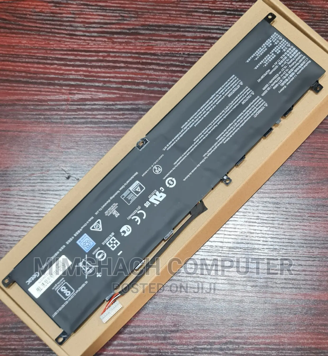 Msi GE66 Raider, Msi GE76 Raider Msi GS66 Stealth Battery