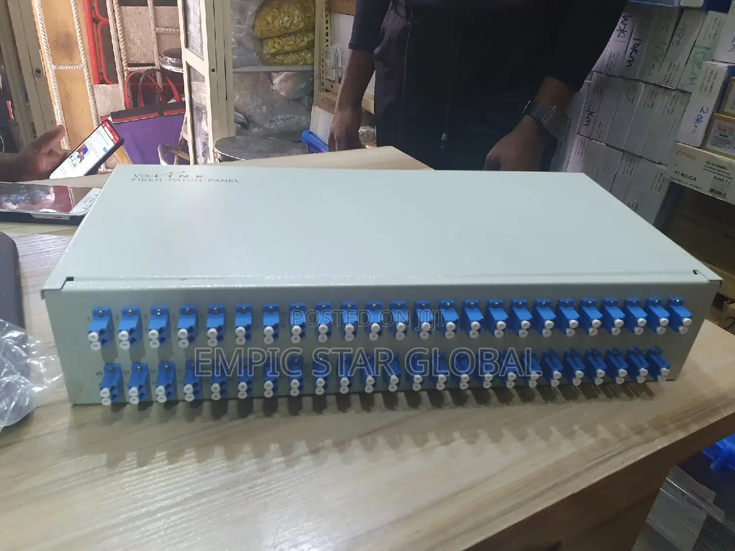 48port Rack Mount Fiber Termination Box Patch Panel ODF S96