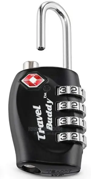 Usa Travel Buddy Tsa Security Padlock - 4-Dial Combination