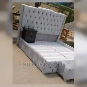 Padded Bed Can Come in Sizes Tufted to Perfection