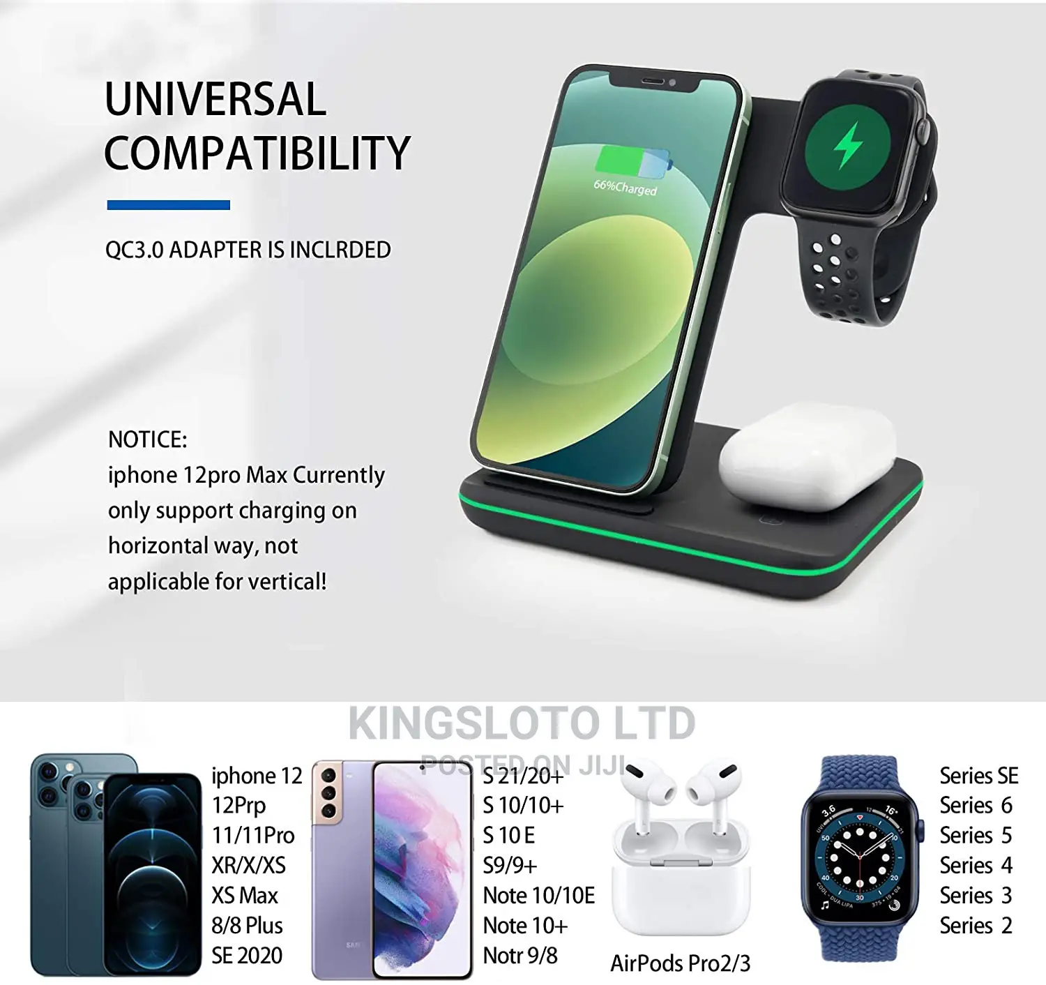 3 in 1 Wireless Charger