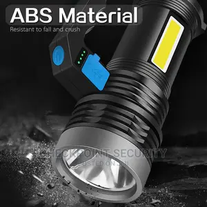 Portable USB LED Flashlight With COB Side Light