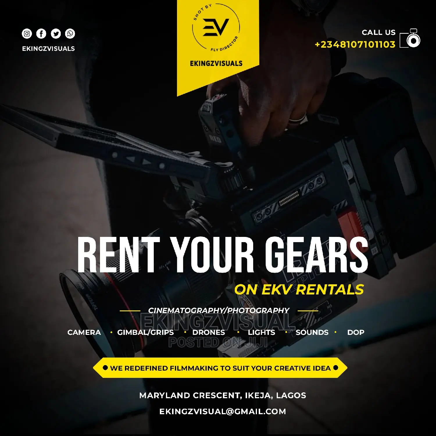 Rent All Video Production Equipments