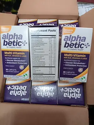 Alphabetic Multivitamin for People With Diebetes ,30 Tablets