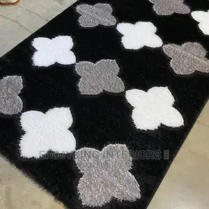 Luxury 4 by 6 Super Fluffy Living Room Center Rug.