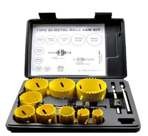 HSS Bi-Metal Hole Saw Cutter Kit 19mm to 64mm Hole Saw
