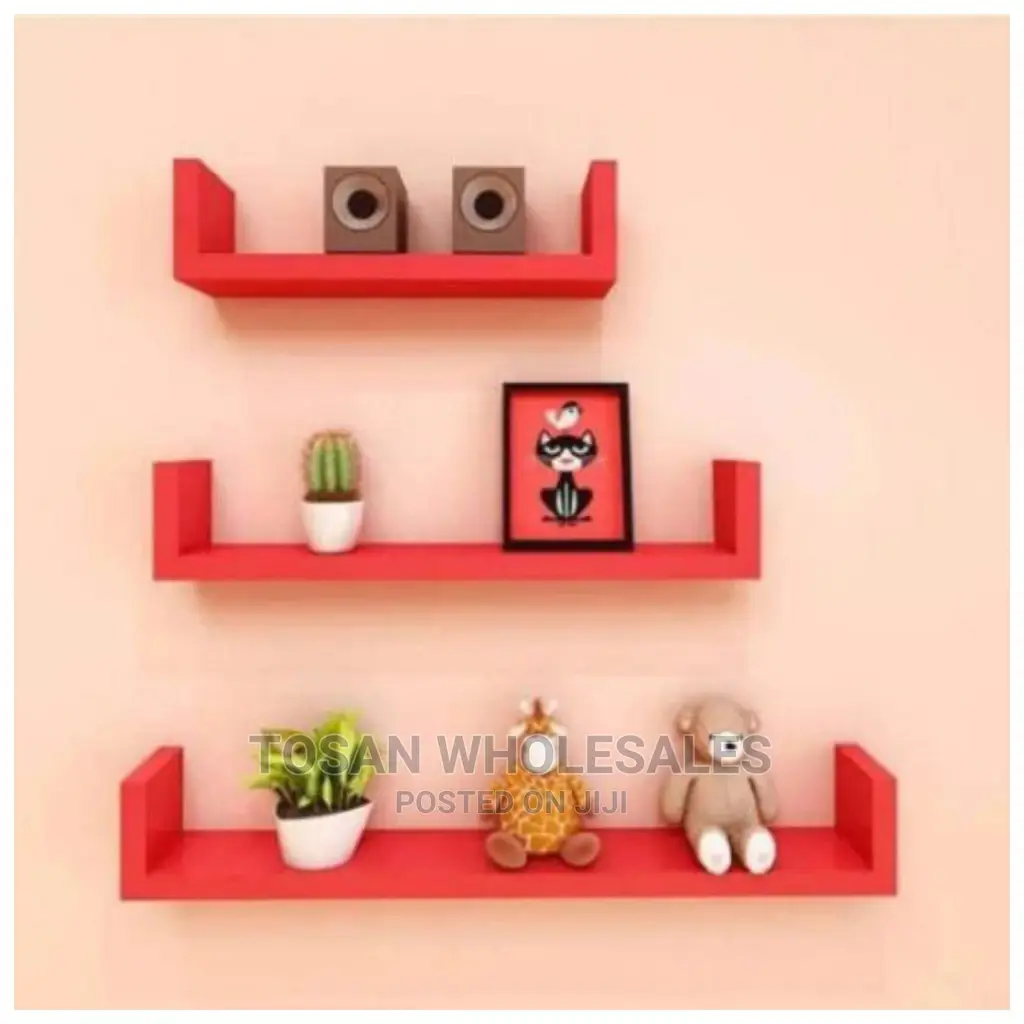 Big U Shape Floating Shelves