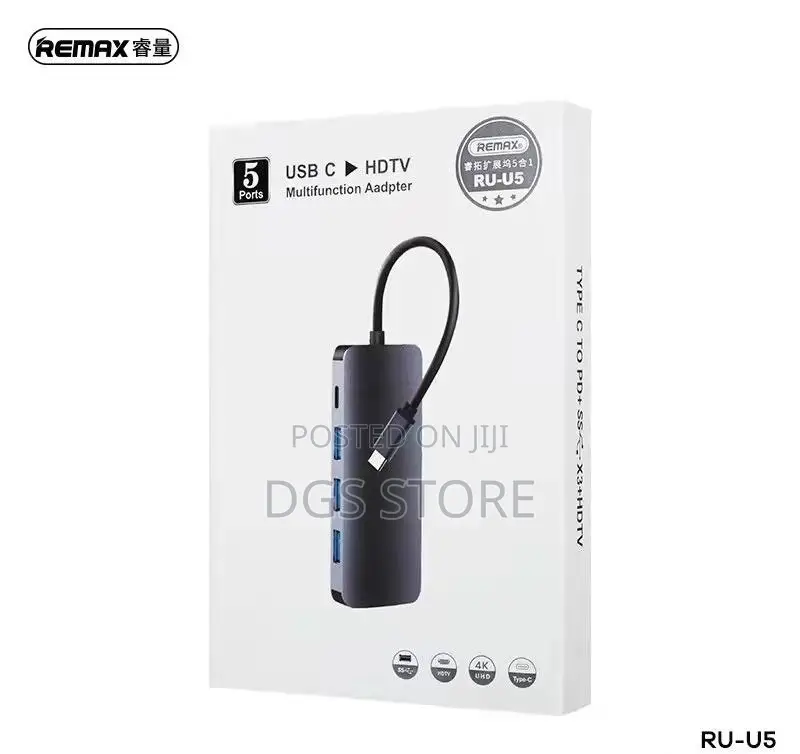 Remax 5 Port Ru U5 Docking Station
