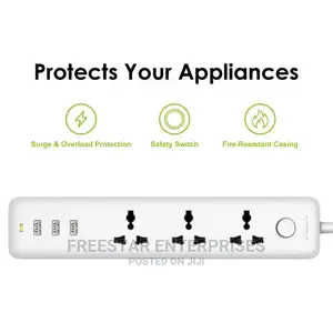 Oraimo Electric Extension. 3 AC Outlet USB Port.