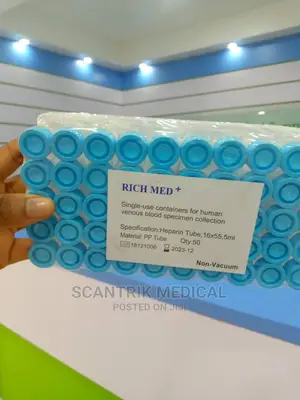 Lithium Heparin Blood Collection Tube