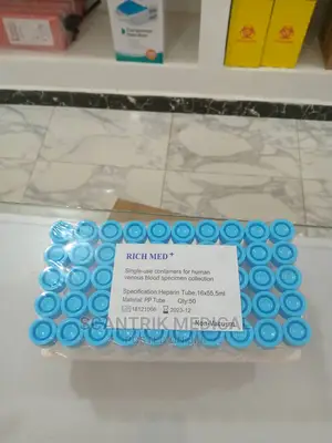 Plastic Blood Collection Heparin Test Tube
