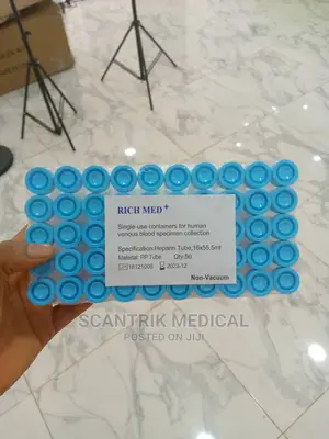 Single Use Blue Top Heparin Tube