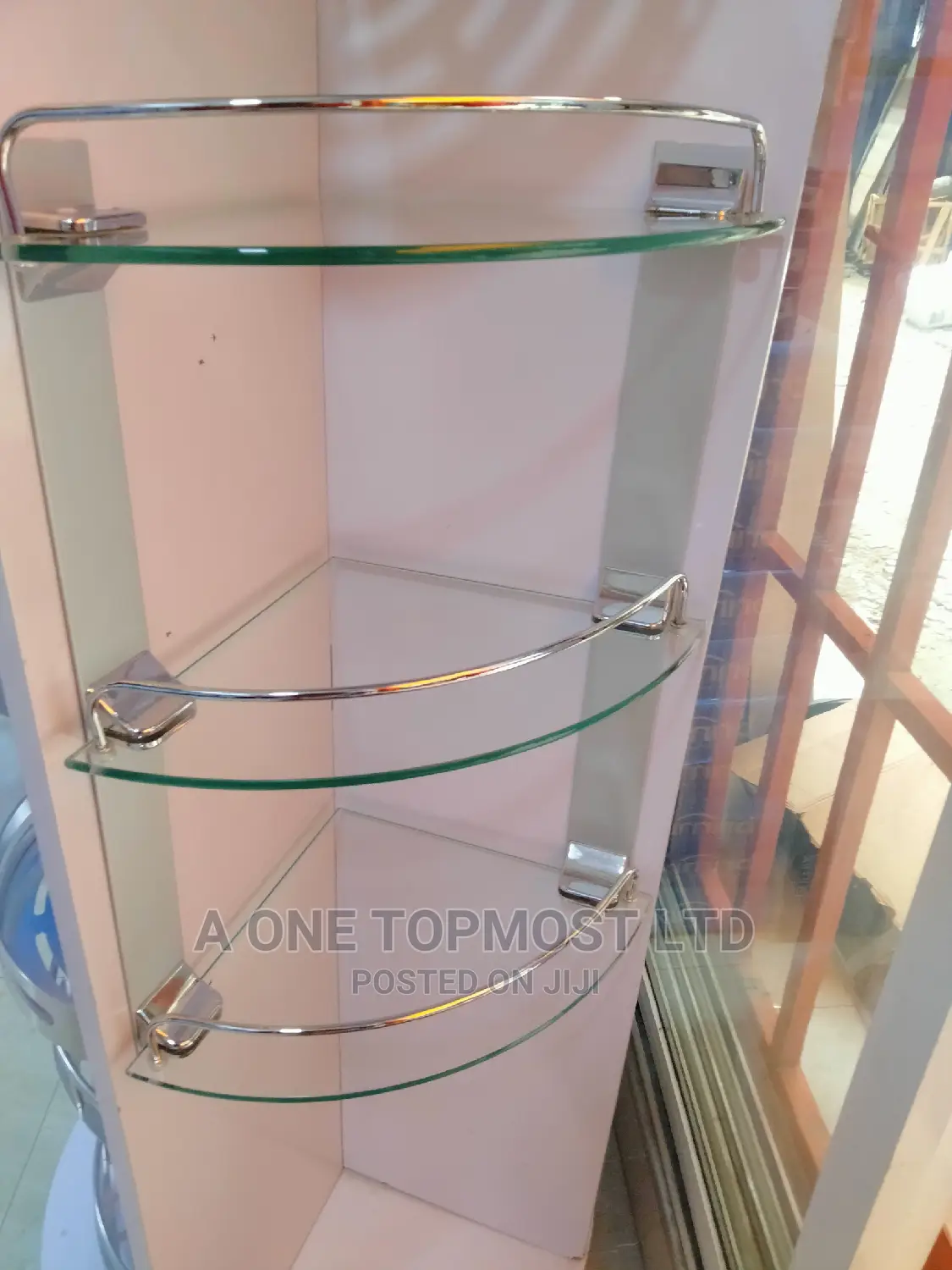Glass Angle Shelf
