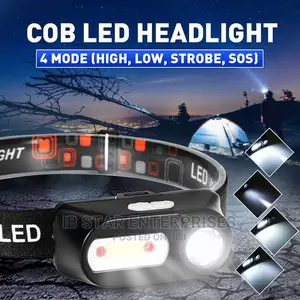 New Mini 4 Modes COB Running Fishing Headlight