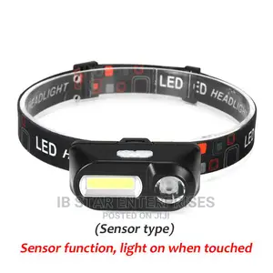 New Mini 4 Modes COB Running Fishing Headlight