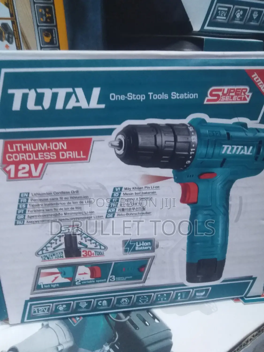 12V Total Cordless Drill Battery