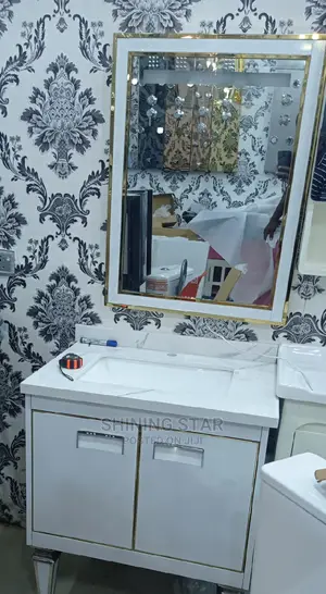 Cabinet Basin With LED Mirror