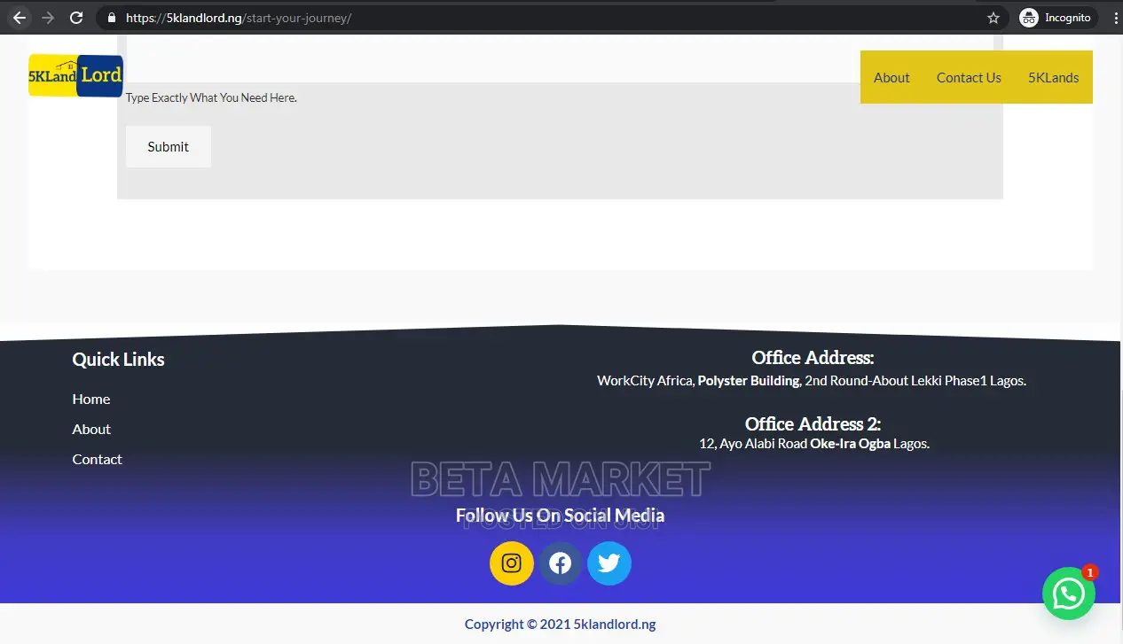 Promo Website Design and Development