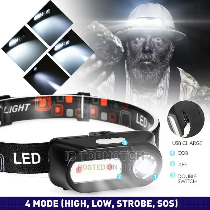 Mini New COB Fishing Headlight