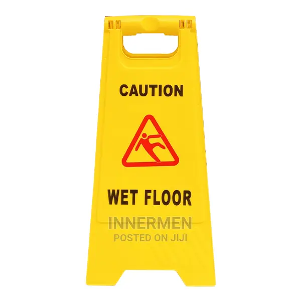 Lightweight Safety Sign - Wet Floor Caution