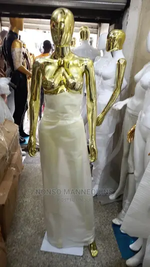 Gold Female 8 Size Mannequins Display