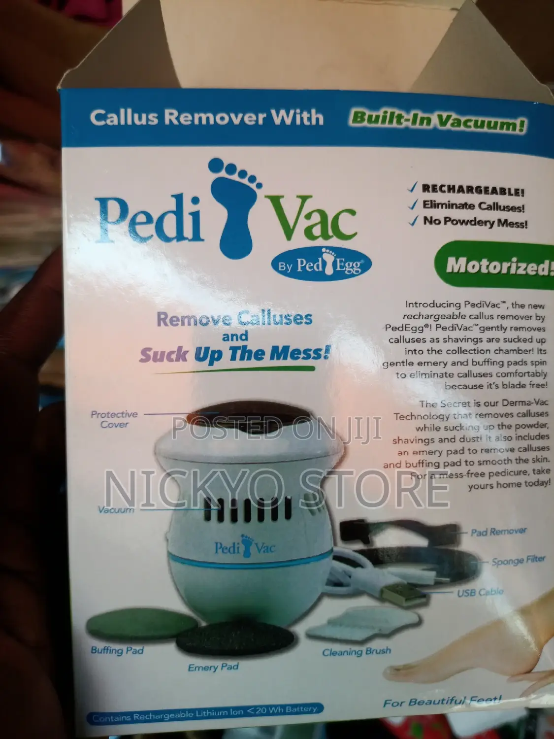 Rechargeable Pedi Vac (Callus Remover)