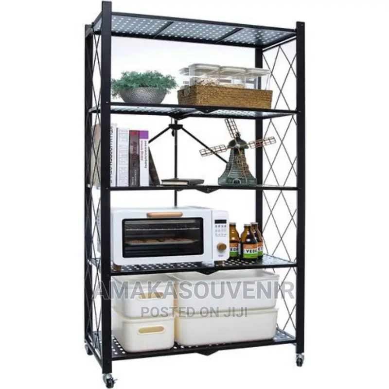 5step Multipurpose Foldable Storage With Wheel