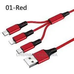 LDNIO 3 in 1 USB Cable for Mobile Phone