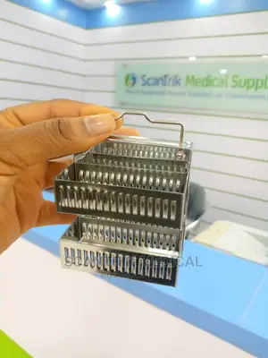 Medical Lab Glass Microscope Slide Staining Rack