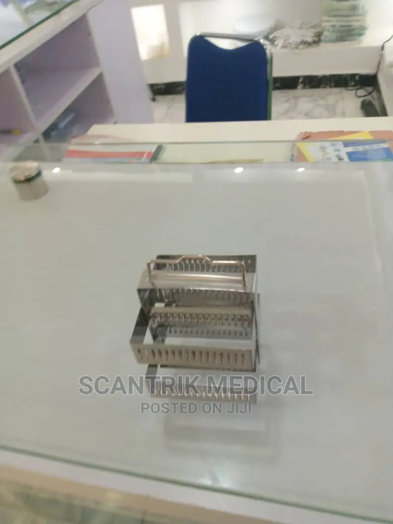 Microscope Slide Rack of Pathology