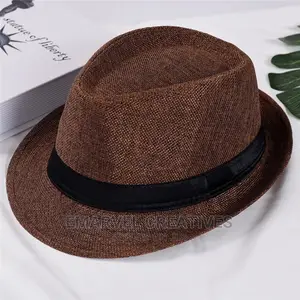 Straw Fedora Hat for Classical Men