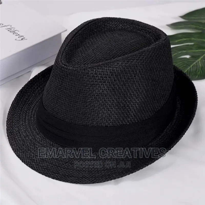 Straw Fedora Hat for Classical Men
