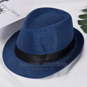 Straw Fedora Hat for Classical Men