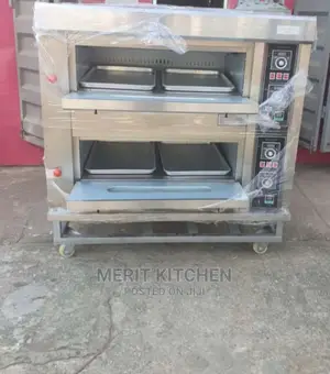 2 Decks Gas Oven 3 Pans