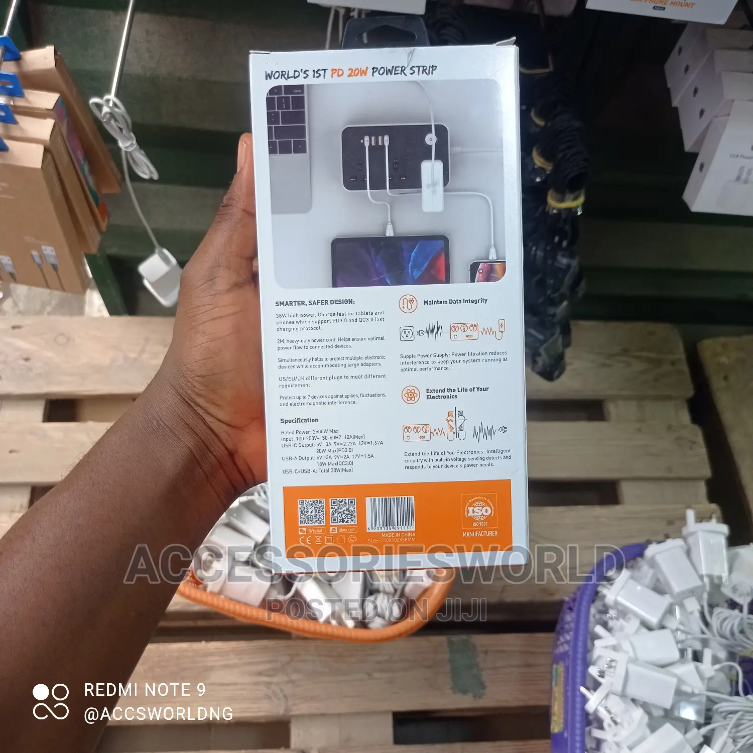 Ldnio Sc3412 3 Socket 4usb 10a Max 38w