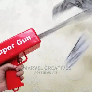 Money Gun Game Spit Banknotes Cash Cannon Money Gun Toy
