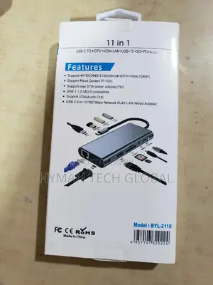 USB Type C 11 in 1 Docking Station Adapter