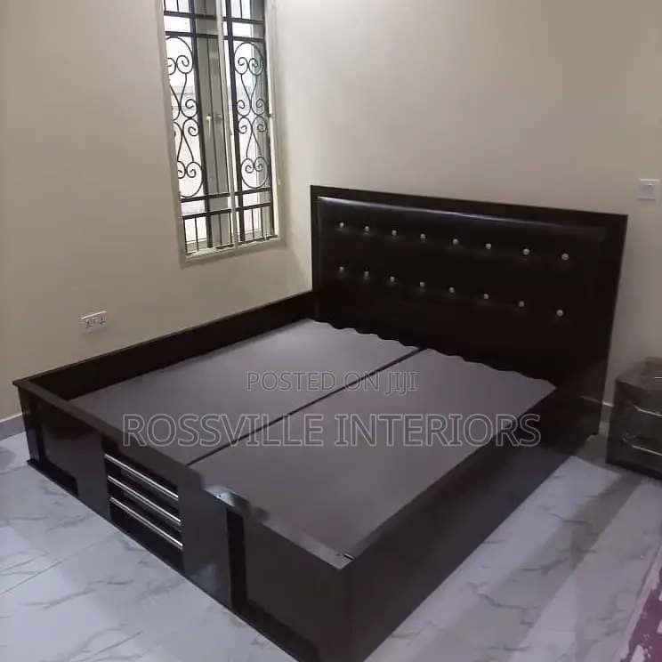 Bed Frame and a Side Table 4ft by 6ft, 4.5ftby6ft