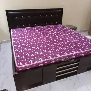 Bed Frame and a Side Table 4ft by 6ft, 4.5ftby6ft