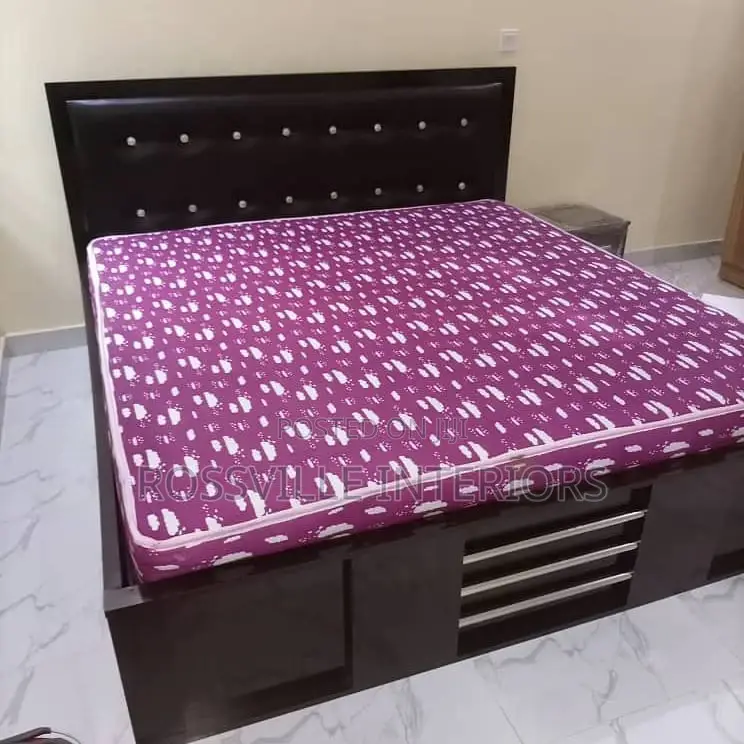 Bed Frame and a Side Table 4ft by 6ft, 4.5ftby6ft