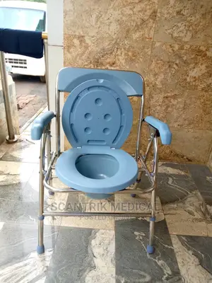 Manual Chair Toilet Folding Commode Chair for Elderly
