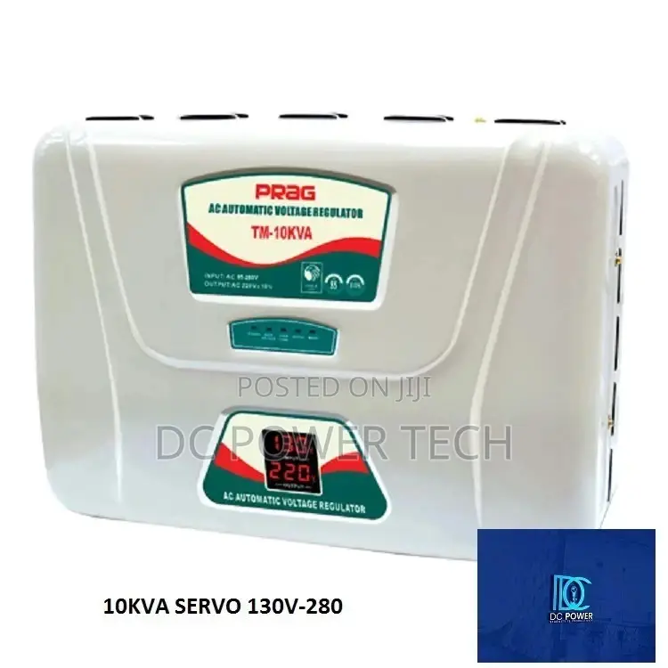 10KVA Voltage Regulator, Input Voltage 130v-250v