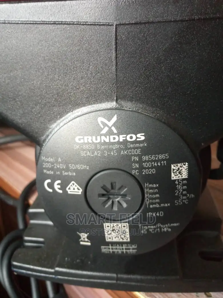 Grundfos Booster Pump 2hp