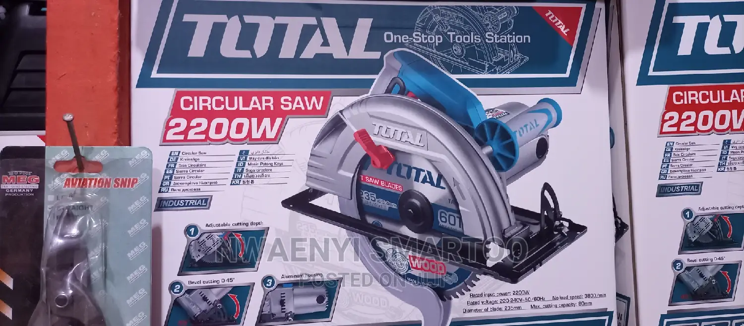 2200w Total Circular Saw Machine