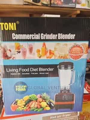 Toni Commercial Grinder Blender, 4500watts, 2litres Jar.