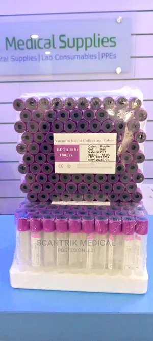 EDTA K2 K3 PET/Glass Vacutainer Blood Collection Tube