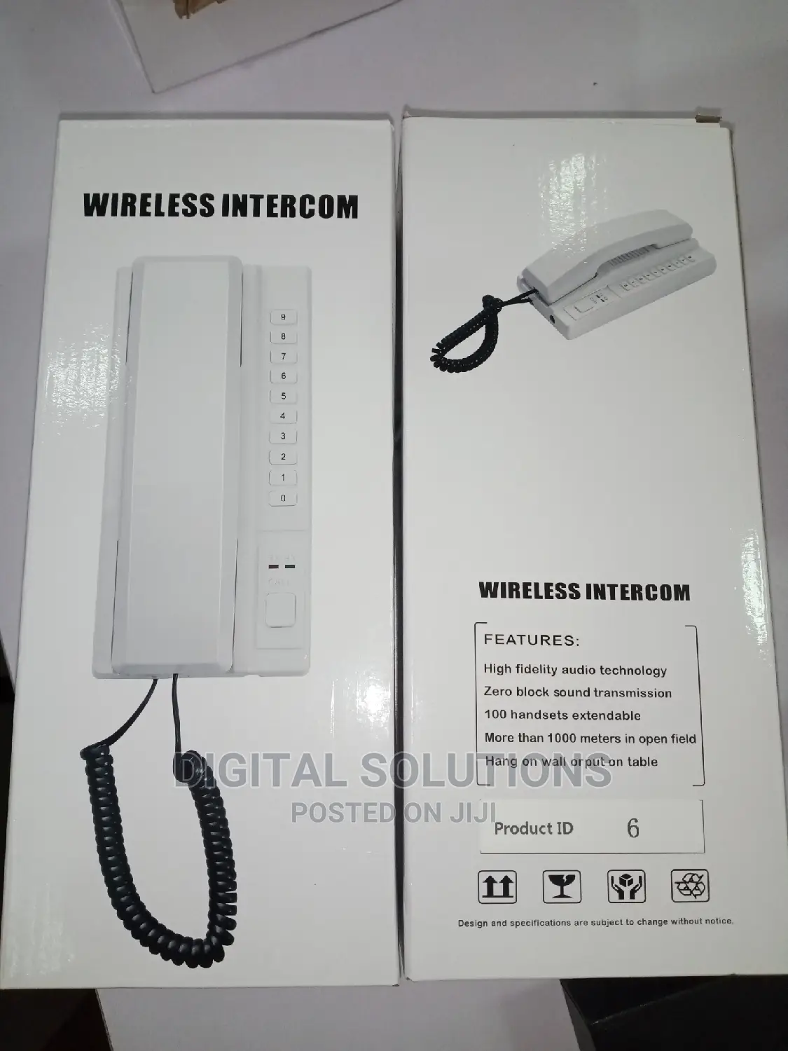 Wireless Intercom Panasonic Phone 1000kg Range